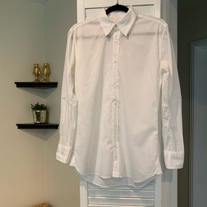 Alexander McQueen white button down shirt